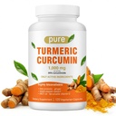 Turmeric Curcumin Supplement 1000mg with Black Pepper Extract High Absorption, Turmeric Supplement with 95% Curcuminoids for Body Support, Gluten Free, 120 Capsules with Curcuma, Ginger, MCT Oil