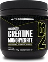 Nutrabio Pure Mikroniseret Creatin Monohydrat Powder supplement, Unflavored, (150 g) - Understøtter Bulk Muscle Energy, Recovery, og Styrke - HPLC Testet Creatin Powder supplement til mænd og kvinder