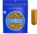 Capsulin størrelse 0 - Farvede guld tomme Gelatine kapsler - 1000 Greve - Tomme Gel Pille kapsler - Du Pure Bovine Pille Kapsler Fyldning - Tomme Caps - Kosher og Halal Certificeret
