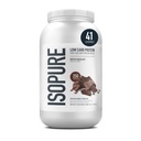Isopure Low Carb 100% Pure Whey Isolate Protein Powder, Lactose Free, Gluten Free, Med vitaminer, hollandsk chokolade, 25g Protein Per Servering, 3.07 Lbs, 41 Servering (Packaging May Vary)