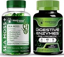 WELLENess LABSRX fordøjelsesenzymer kapsler med Sea Moss Gummies