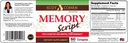 Suzy Cohen Memory Script med Lions Mane, Phosphatidylserin, Green Tea Extract og Ginkgo - Brain Support Supplement for Focus - Nootrope kapsler til kognition, hurtigere recall og mad