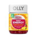 OLLY Ultra Strength Hår, Extra Strength Daily Energy, Biotin, Keratin, Vitamin B12, CoQ10, Goji Berry Gummy Supplement Bundle - 30 Greve, 60 Greve