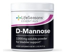 LifeSeasons D- Mannose Powder - Fast- Fungerende UTI Relief - Urinary Tract Health Supplement - Understøtter sunde niveauer af Microflora & Eases Brege discomfort - 45 Serveringer