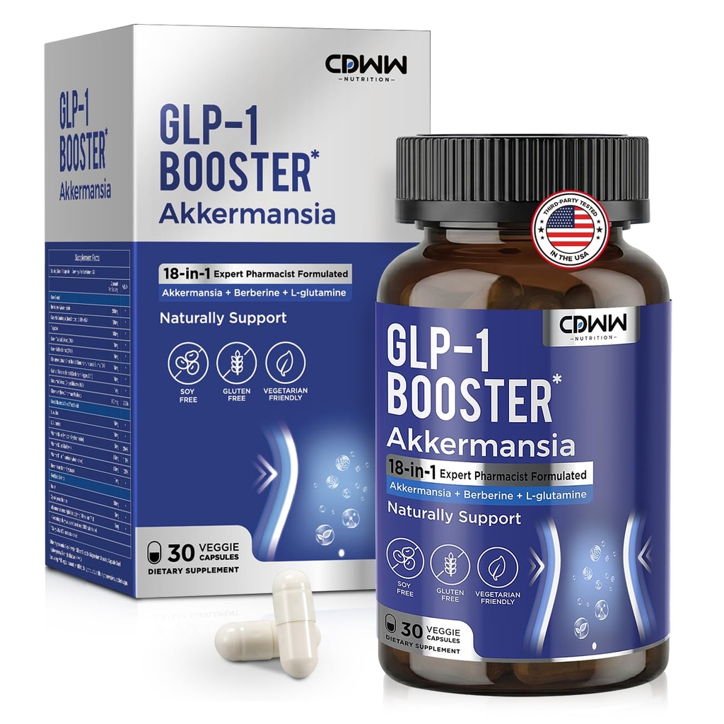 GLP-1 Supplement, 18-in-1 GLP1 Support for Women & Men