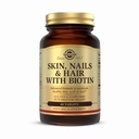 Solgar Skin, Nails & Hair with Biotin - 60 Tablets - with Vitamin C to Promote Healthy Collagen Production - 30 Servings