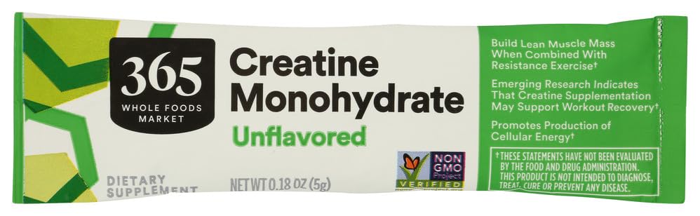 365 by Whole Foods Market Creatine Monohydrate SGL, 5 GR