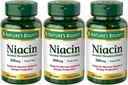 Sæt af 3 Nature 's Bounty Niacin Flush Free 500 mg, 120 Kapsler af Maven Gaver