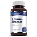 Lithium Oroter Supplement 10 mg, 60 vegetariske kapsler. Understøtter hukommelse og følelsesmæssig wellness. Magnesiumstearat gratis kosttilskud. (1)