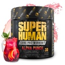 ALA LION Core Pre Workout Pulver med Creatin for Performance, Beta Alanine for Muscle, L- Citrullin for Pump & Tri- Source Coffein for Sustained Energy (30 Servere, Frugt Punch Flavor)