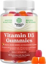 Natures Craft Vitamin D3 Gummies for Daily Wellness - Lækre D-vitamin Gummies for voksne med D3 2000IE per Servering Knoglemuscle & immunforsvar - Non- GMO Gelatine & Gluten Free (60 dages forsyning)