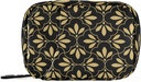 Flower Geometric Pill Box 7 Dag Pill Case Rejsepose Pill Organizer Bag med lynlås Portable ugentlige sag kompakt størrelse for Supplement Holder