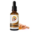 Organic Turmeric Liquid Drops with Black Pepper — Enhanced Absorption Curcumin, Joint & Immune Support, Ginger & Cinnamon Blend — 2 fl oz