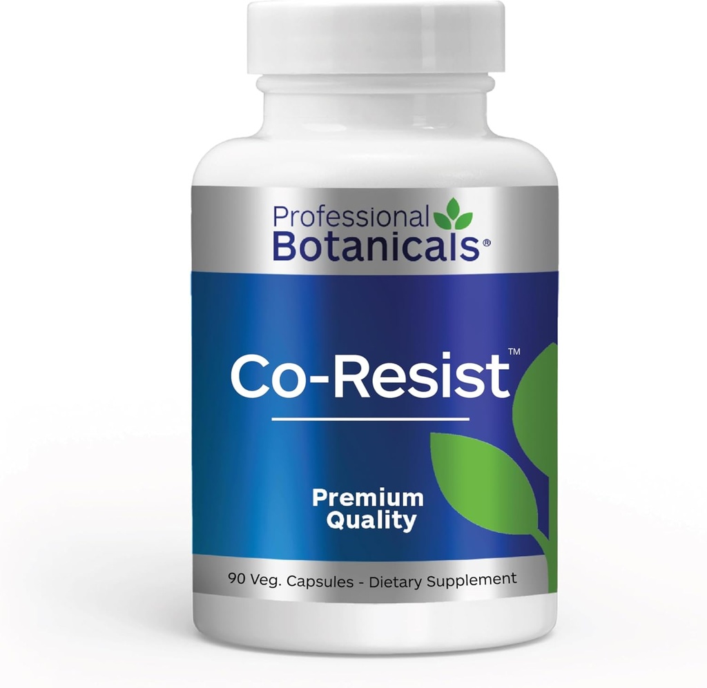 Professionelle botanicals - Vegan Formuleret Co- Resists - Synergistisk Blend af urter og kraftfulde næringsstoffer, der understøtter immunsystemet - 90 Vegetariske kapsler