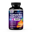 Turmeric Curcumin Supplement - 95% Curcuminoids with Organic Turmeric & Ginger, BioPerine Black Pepper Extract for Best Absorption, Natural Vegan Joint Support, Non-GMO, Bottled in USA - 240 Capsules
