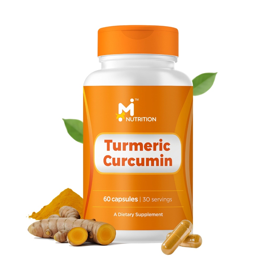 Turmeric Curcumin Supplement - 2160 mg with 95% Curcuminoids - Turmeric Supplement for Joint Comfort, Mobility and Antioxidant Support - 60 Capsules