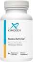 XYMOGEN Probio Defense - Pobiotika til fordøjelsessygdomme - Daglig Probiotisk med Lactobacillus Rhamnosus Probiotic - fordøjelsestilskud - Dairy Free Probiotika (84 kapsler)