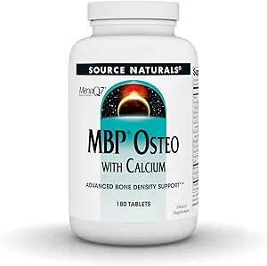 Source Naturals MBP Osteo with Calcium, Advanced Bone Density Support*, 180 Tablets