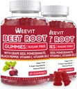 Beet Root Gummies, Nitrogen Oxide Supplement for Mænd Kvinder