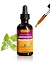 Herb Pharm Certified Organic Ashwagandha Extract Drops for Traditional Support for Energy and Vitality, Alkohol- Free Glycerite, 2 Oz