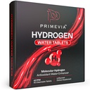 Hydrogen Water Tablets with Magnesium, H2 Molecular Hydrogen Tablets for Drinking Water, 12 PPM Quick Dissolve, Supports Energy, GMO-Free & Gluten-Free (60 Tablets, Unflavored)