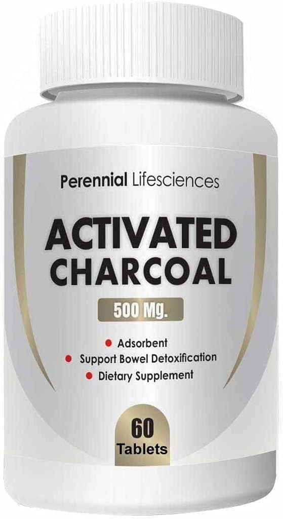 MIYUU Perennial Lifesciences Aktiveret kul - 500Mg (60 tabletter)