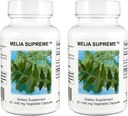 Supreme Nutrition Melia Supreme, 60 Pure Poweded Neem Leaf Vegetariske Kapsler (pakke med 2)