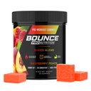 Bounce Pro Shred Blend Pre Workout Gummies – Raspberry Peach – 30 Vegan Gummies with Caffeine, Ashwagandha & L-Theanine for Energy, Focus & Endurance (30 Count (Pack of 1), Raspberry Peach)