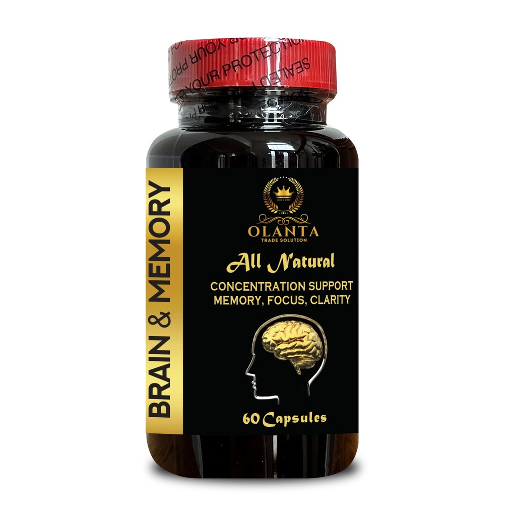 Mind Matrix Brain Booster - Cognitive Health Formula for Enhanced Focus, Memory & Clarity with Natural Ingredients Like St. John’s Wort & Bacopa Monnieri - 1 Bottle