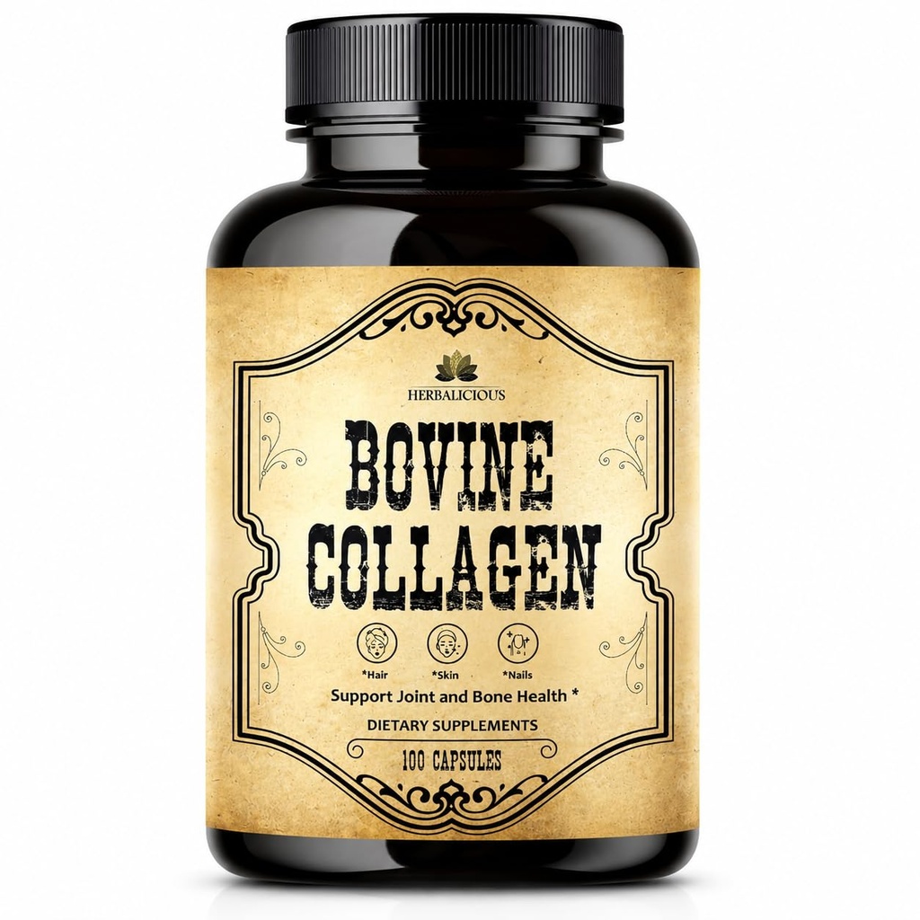 HERBALICIOUS Bovin Collagen Kosttilskud til mænd og kvinder