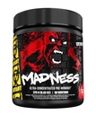 Mutant Madness Note 124; Pre Workout Powder Performance og Pump Blend omfatter L- Citrullin, Beta- Alanine, Taurine, L- Tyrosine Note 124; 270G (9.52 OZ) 30 Servering Note 124; Frugt Punch
