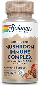 Solaray - Maitake Mushroom, 600 mg, 100 kapsler