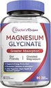 Doctor 's Opskrifter Magnesium Glycinate Supplement, Aminosyre Chelated, Ikke Buffered, Høj Absorption, Easy på Mave, Support Calm, Knogle, Heart, Energy, Nerve, 90 Veganske kapsler