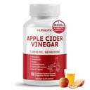 Apple Cider Vincipe 14- in-1 tillæg med gurkemeje Ginger Hvidløg Kanel Bukkehorn Blåbær Mælk Thistle Banaba - Lavet i USA