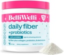 Belli Welli Unflavored Daily Fiber Supplement Powder with Collagen, Probiotics & Electrolytes | Supports Digestive Health, Gut Balance & Debloating, Sugar Free | 30 Servings