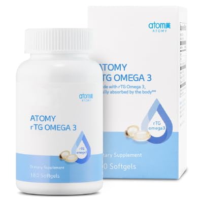 A.T.O.M.Y. rTG Omega 3, 510mg x 180 Capsules