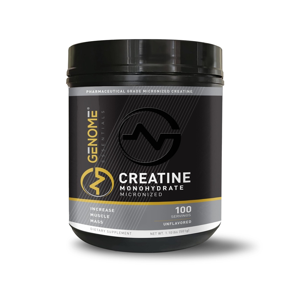 Premium Creatine Monohydrate Powder | Muscle Growth & Recovery | Clean Indgredients, 100% Pure Micronized Powder | Keto Vegan-Friendly Non-GMO Gluten-Free | Unflavored |100 Servings
