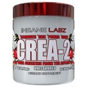 Insane Labz Crea-2 Creatine Monohydrate (5g) and Creatine HCl Powder (750mg) - Unflavored, Supports Increased Strength, Size and Power, 60 Servings