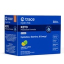 Trace Minerals Hydro Pak Keto – Electrolyte Replenishment Drink Mix – 1000 mg Potassium Plus 70 Supports Energy, Stamina, & Hydration – Lemon Lime Flavor – 30 Servings