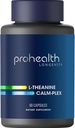 ProHealth L- Theanine Calm- Plex med GABA og 5- HTP (suntheanin) (100 mg, 60 Medium Capsules)