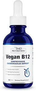 1MD Nutrition Vegan Vitamin B12 I 5000mcg Methylcobalamin Supplement