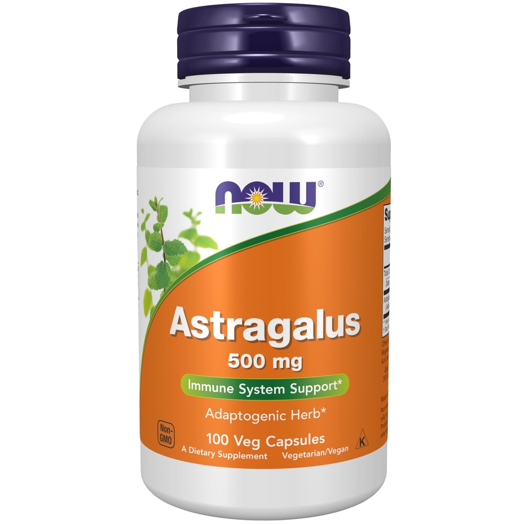 Now Foods Supplements, Astragalus (Astragalus membranaceus) 500 mg, Immunsystemet Support *, 100 kapsler