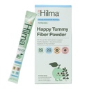 Hilma Happy Tummy Fiber Powder - Kids Fiber Supplement for Gut Health, Digestive Support & Occasional Constipation Relief, with Prebiotics from Acacia Powder - 10 Packets