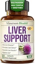 Vegansk lever rense Detox & Reparation - Mælkebøtte Root tillæg med mælk tidsel & Artiskoke ekstrakt for enzymer support, energi & sund fordøjelse - Urtelever support supplement. 90 kapsler, 40 +