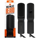 Wild Willies Beard Straightener for Mænd - 3 temperaturindstillinger, Tourmaline Ceramic Heated Beard Brush & Hot Comb - Portable, Ionic Technology, Gross & Curly Hår, 400F - Grooming Tool