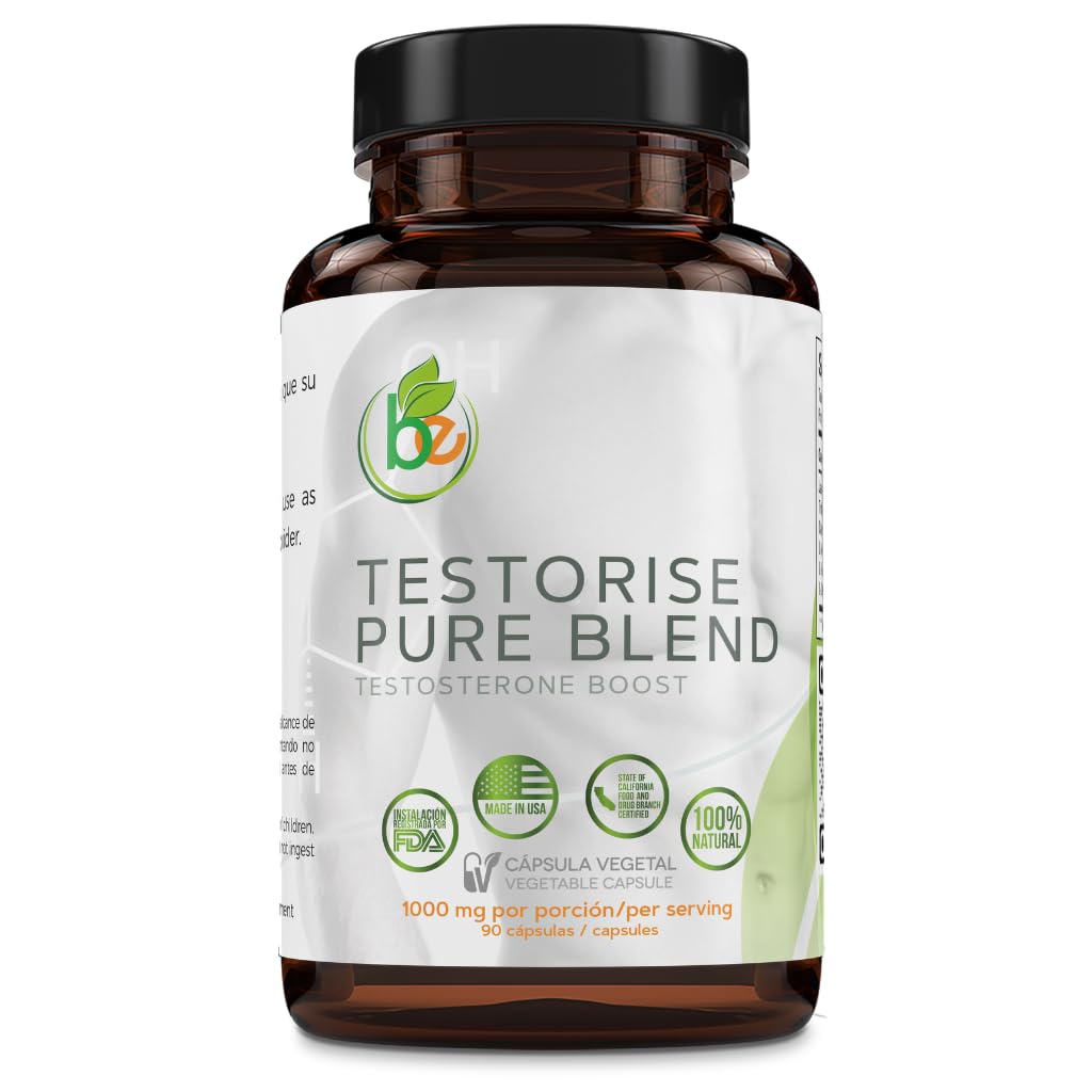Alpha Boost TESTORISE – Men’s Vitality & Endurance Formula – Herbal & Nutrient Blend w/Black Maca,Tribulus & Omega-3 – Supports Energy & Daily Wellness – 90 Veggie Capsules(45 Servings)By BexpertsUSA