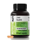 Liver Support Supplement with Milk Thistle 300mg and 85% Silymarin, Liver Cleanse Detox and Repair, 70:1 Extract with Dandelion, Artichoke and Frankincense,60 Count