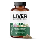 Milk Thistle Liver Guard+ Complex | 1366mg - 120 Caps | 27-IN-1 Herbal Liver Cleanse & Detox Blend | with Silymarin, Beet Root, NAC & Zinc | Third-Party Tested, Vegan, Non-GMO, Gluten Free