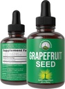 Grapefrugtfrø Udtræk flydende dråber supplement. Vegansk GSE Grapefrugt frø ekstrakt for kvinder og mænd. Zero Sugar, Non Bitter. Gluten Free Oil. Tag Orally
