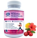 Women's Probiotic 100 Billion CFU 31 Strains with Prebiotics, Digestive Enzymes, Cranberry & D-Mannose Supports Gut, Vaginal & Urinary Health 90 Veggie Capsules